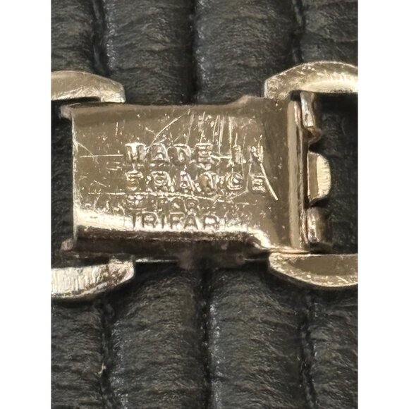 Trifari Braided Rope Chain Necklace Made France Silver-Toned Statement Vintage - Picture 4 of 13